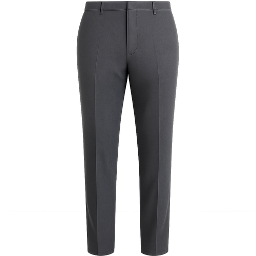 Charcoal Wool Slacks - Rolliore Pants
