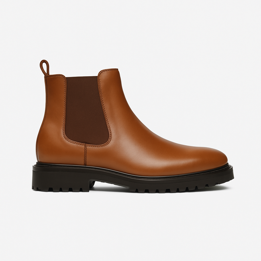 Leather Chelsea Boot - Rolliore Shoes