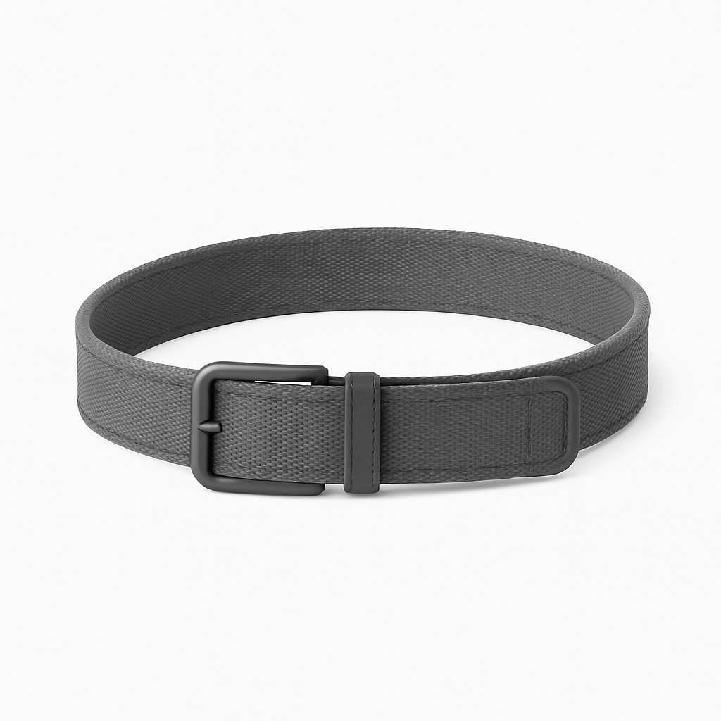 Slate Canvas Belt - Rolliore Belts