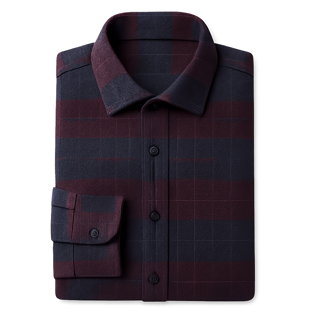 Wool Check Flannel - Rolliore Shirts